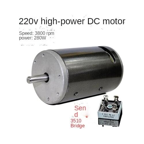 36V-220V 280W 3800rpm low noise double ball bearing motor spindle lathe Buddha beads machine high-power motor