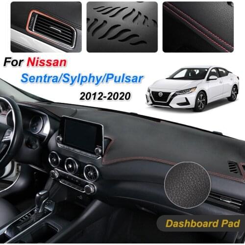 For Nissan Sentra Sylphy 2012-2020 Anti-Slip Mat Dashboard Cover Pad Sunshade Dashmat Carpet Dash Anti-UV Car Accessories