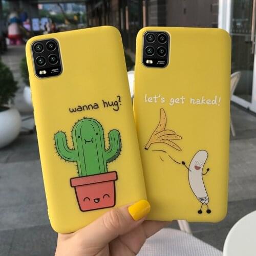 For Xiaomi Mi 10 Lite 5G Case Silicon Cute Cactus Slim Cover Soft Phone Cases For Xiomi Mi10 Lite Coque Mi 10Lite 10 Lite Fundas