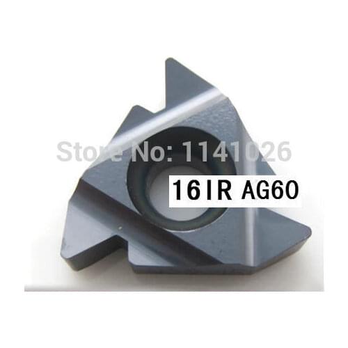 16IR AG 60 Carbide Threading Inserts 60 degree ,Indexable Tungsten Carbide Threading Lathe Inserts for Threaded Lathe Holder