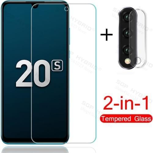 2-in-1 Camera glass for honor 20s 20 s honor20s protective glass on for honor 20 lite 20lite light mar-lx1h 6.15'' screen film