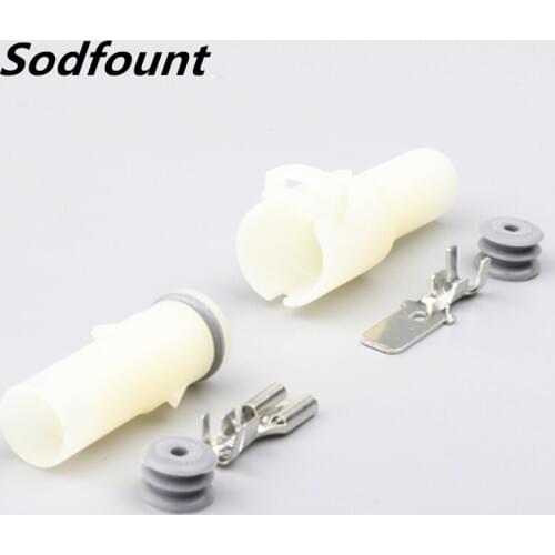 10 set DJ7014A-7.8-11/21 Car waterproof male and female plug 1p 1 hole 1 core connector