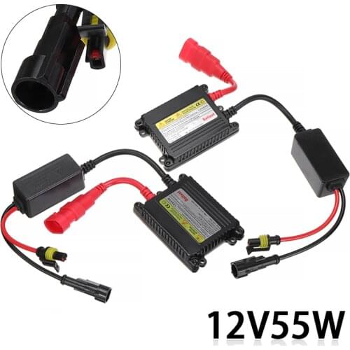 2pcs 55W Digital Slim Hid Ballast Xenon Block Ignition Electronic Ballast HID Kit Xenon H-1H13 Hid Ignition Unit Block HB1-HB5