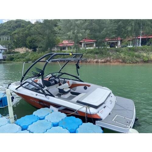 2016 Regal 1900 ES Swim Step & Cockpit Pad Boat EVA Teak Decking 1/4" 6mm