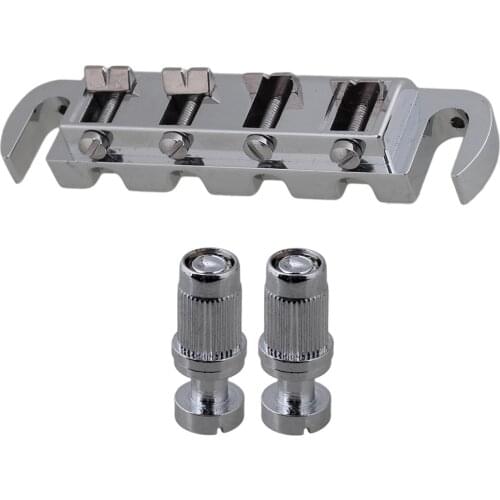 4 String Electric BASS Guitar Combo bridge/tailpiece Chrome
