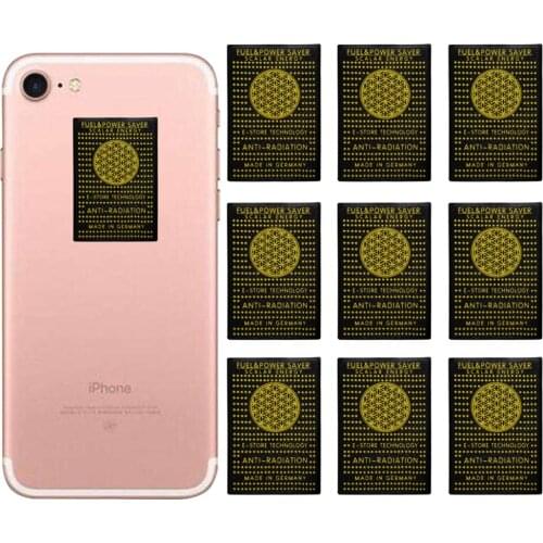 50pcs Fuel Saver Sticker Anti Radiation Stickers 3500CC Energy Shield for Mobile Phone Sticker Health