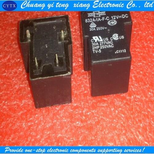 832A-1A-C 832A-1A-F-S 12VDC 24VDC 30A DIP 1pcs/lot
