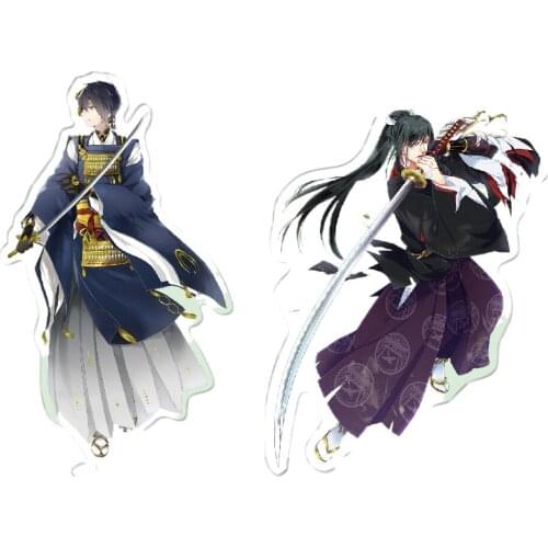 Anime Touken Ranbu Online Game Cosplay Prop Accessories Acrylic Desk Stand Figure Model Gift for Woman Man Fashion Boys