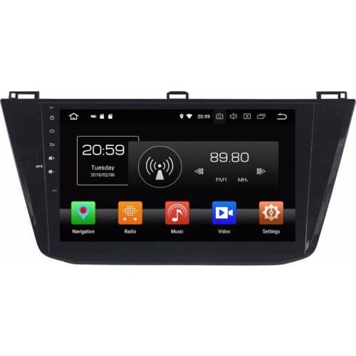 Octa Core 10.1" Android 9.0 Car Radio DVD GPS for Volkswagen Tiguan 2016 With 4GB RAM Bluetooth 64GB ROM navigation stereo auto