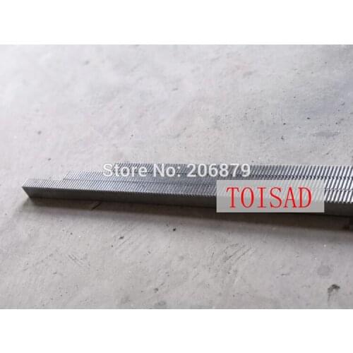 Free Shipping Shipped 11 pcs racks 1.0mod 15x15x1000 with 8 holes (M4x4,5mm) with hardened (tempered) teeth