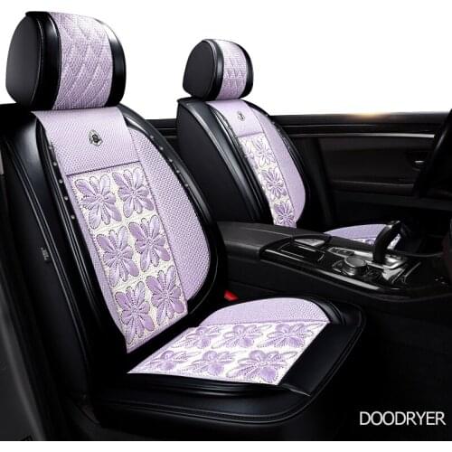 DOODRYER flax car seat covers for Mercedes Benz W203 W210 W211 AMG W204 C E S CLS CLK CLA SLK A20 class Car-Styling car seats