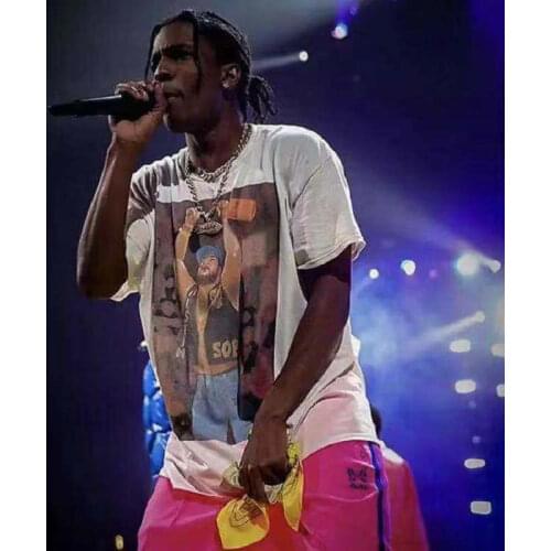 New VLONE Men T Shirt 100% Cotton Streetwear Womens T-shirt USA Summer Short Sleeve Brand Hip Hop Tshirt Concert Bottle