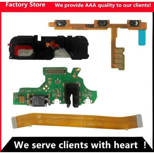 Flex Cable For Huawei P30 Lite Charging Port Dock For P30 Lite Power Volume buttons flex cable For P30 Lite Loud Speaker