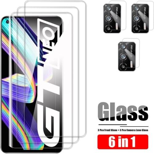 HD Transparent Protective Glass For Oppo Realme GT Neo Flash Tempered Glass Camera Lens Film On Realme GT 5G Screen Protector
