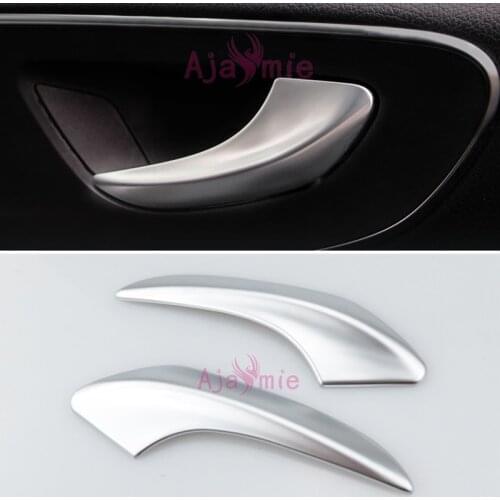 Chrome Interior Door Handle Cover Moulding Trim Frame Panel 2014-2017 For Mercedes-Benz Vito W447 Accessories