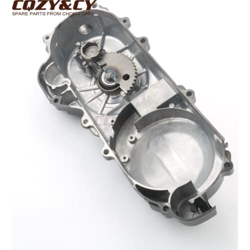 Scooter Variator cover GY6 50cc 10 inch & 8-tooth starter for Peugeot V-Clic 50cc 139QMB 139QMA 400mm 4-stroke
