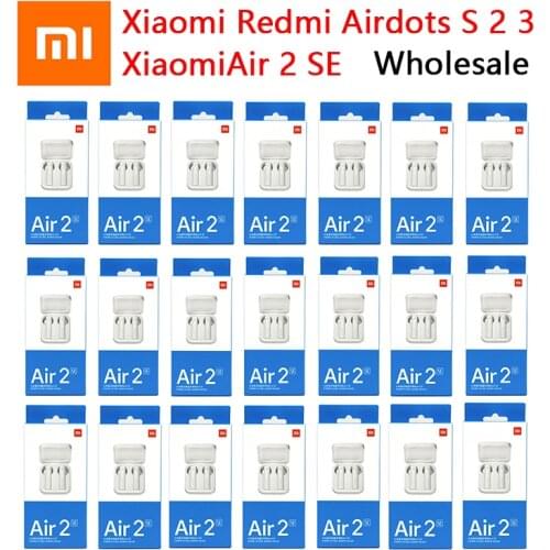 6-20 Pieces/lot Xiaomi Air2 SE Redmi Airdots S 2 3 New Version TWS Mi True Wireless Bluetooth Air 2 SE Earbuds Touch Control