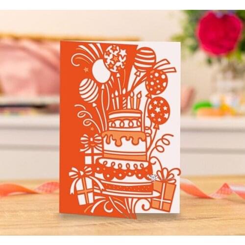 New Cake balloon gift border metal Cutting Dies Stencils DIY Scrapbooking Paper/photo Cards Embossing Dies