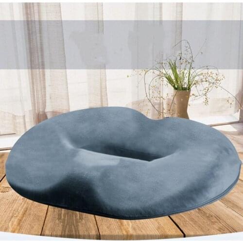 Chair Cushion Beauty Buttocks Memory Foam Seat Cushion Home Office Seat Cushion Car Office Seat Cushion Gray