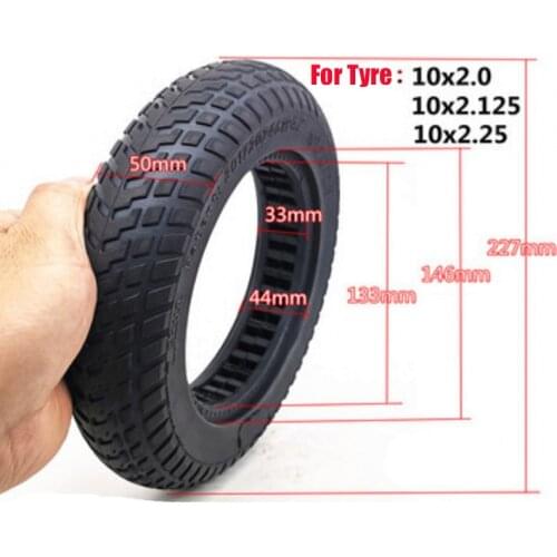 10 Inch Electric Scooter Tire Tyre For Xiaomi M365 10 X 2/10 X 2.5 Solid Tire Damping Tire Rubber Wheels Tyres for M365 M365 Pro