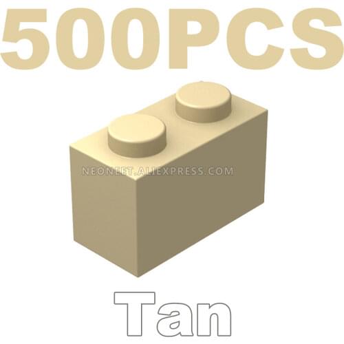 For 3004 93792 1x2 high-tech Changeover Catch Building Blocks Parts MOC DIY Educational Classic Brand Gift Toy Tan Kahki