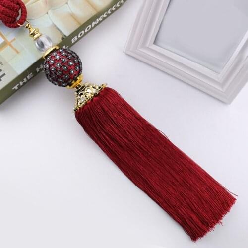2 PCS Curtain Tie Back CurtainDecorative Accessories Tassel Curtain Holdbacks Hanging Pendant For Window Shower Door Curtains