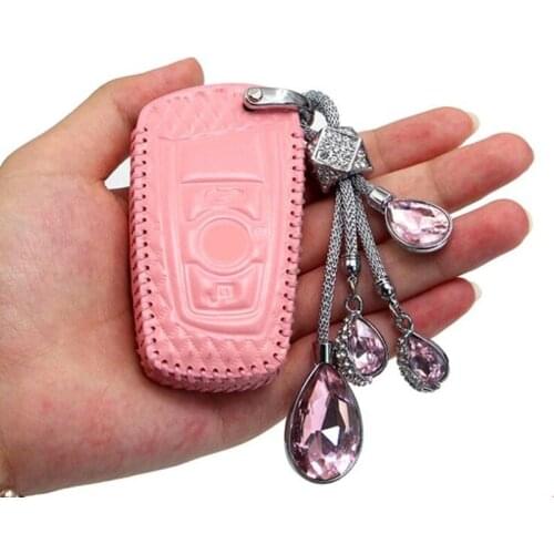 Diamond Car Remote Key Case Cover For BMW 1 2 3 4 5 6 7 Series X1 X3 X4 X5 X6 F30 F34 F10 F07 F20 G30 F15 F16 Protection Shell