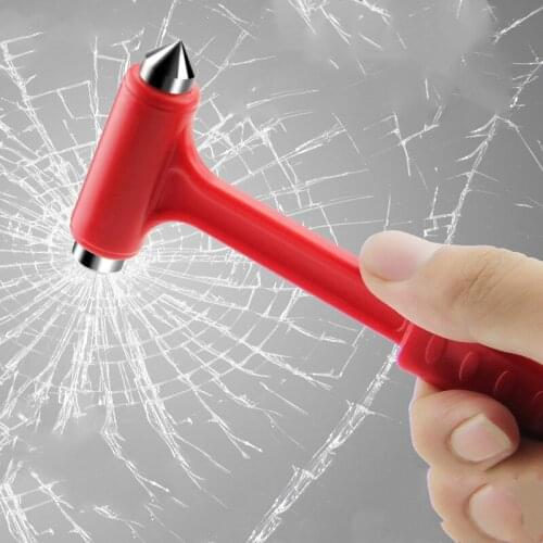 Car emergency safety hammer multifunctional two-in-one seeking growth handle broken window artifact outdoor emergency hammer cut