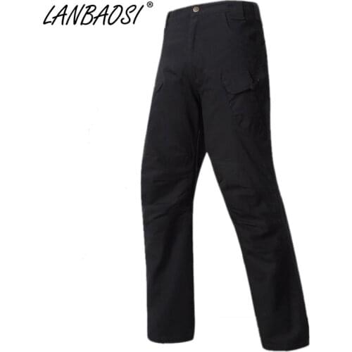 LANBAOSI Mens Army Military Pants US Special Forces Jackpot Pants Outdoor Waterproof Breathable Wearable Outdoor Pant