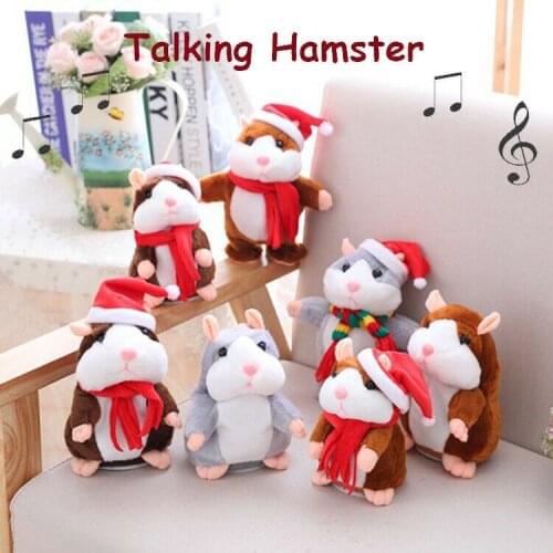 Cheeky Hamster Talking Pet Soft Toy Cute Sound Kid Gift High Quality Xmas Gifts Hamster Villus