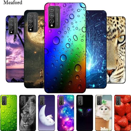 For Honor 10X Lite Case Black Silicon Soft Phone Cover For Huawei Honor 10X Lite Case Coque Honor 10X Lite 2020 Bumper 10XLite
