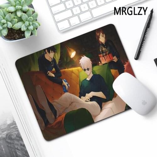 MRGLZY Hot anime Drop Shipping Jujutsu Kaisen Small Mouse Pad Laptop Mini PC Multi-size Carpet Gamer Gaming Accessories MousePad