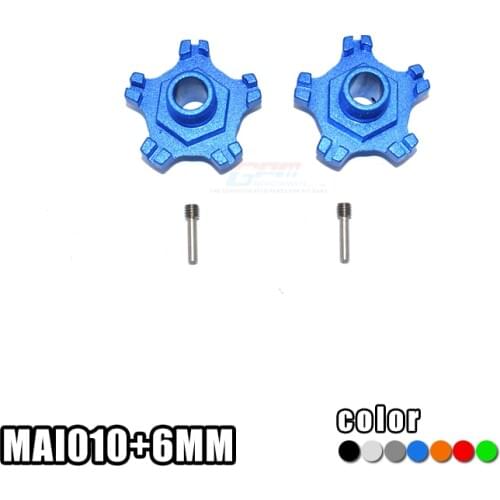 GPM ALUMINUM WHEEL HEX (+6MM) For 1/7 4WD ARRMA INFRACTION 6S BLX ALL-ROAD STREET BASH-ARA109001 RC Upgrade