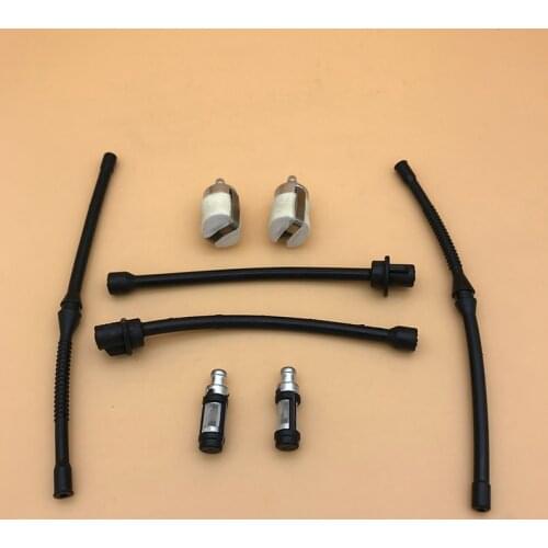 HUNDURE Fuel Oil Filter Hose Pipe Kit For 4500 5200 5800 Chinese Chainsaw 52cc 45cc 58cc Gasoline Saws Replacement Parts