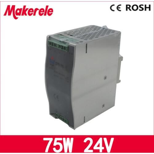 75w Dr-75-24 3.2a 24v Din Rail Switching Power Supply for led driver ac dc power supply