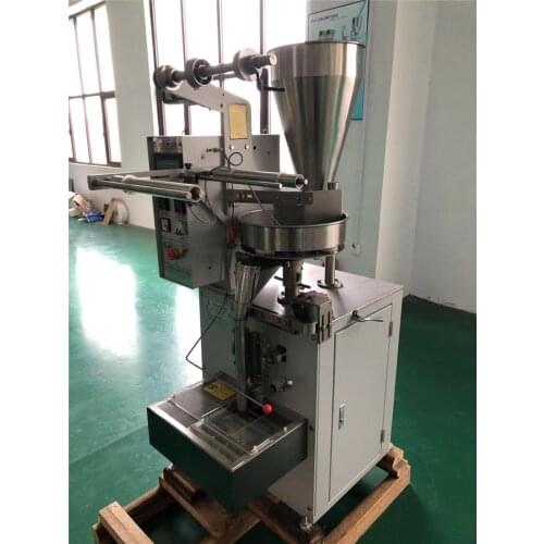 Commercial Chinese candy popcorn triangle pouch seal packaging machine