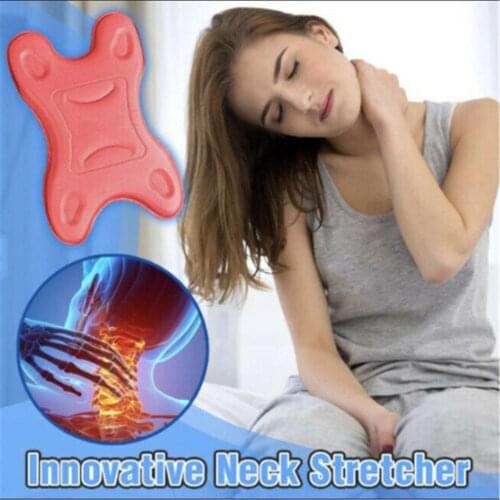 JYTOPHUNTE Neck Stretcher Travel Neck Massager Cervical Spine Pain Relief Portable Massage Pillow Massage Tool