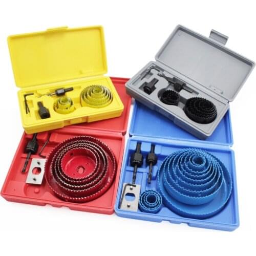 Woodworking Hole Saw Set Gypsum Board PVC Wood Board Reamer Carpentry Drill Head Pistol Drill Punch Carpentry Drill