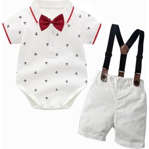Baby Clothes Costume Suit Baby Boy 100% Cotton Baby Boy Newborn Clothes First Birthday Boys Baby Clothes Suit Baptism Clothing