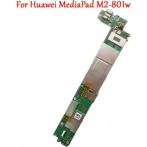 Full Work Original Unlock Motherboard For Huawei MediaPad M2 8.0 inch M2-801w Mainboard Logic Circuit Electronic