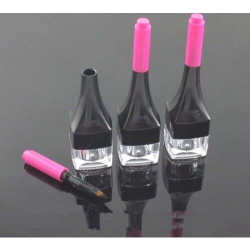 Nice design 2g eye cream bottle with brush applicator eyeliner gel bottle eye shadow cream bottle fashion