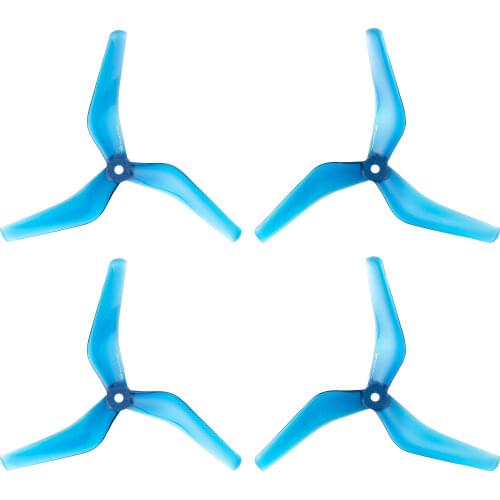 2Pairs AZURE POWER BSP 6145 6.1X4.5X3 3-Blade PC Propeller BIG SMOOTH PROPS for RC FPV Racing 6Inch Long Range LR6 Drones
