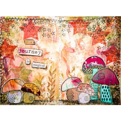 Mushroom stamp Clear Stamps for Scrapbooking Transparent Silicone Rubber DIY Photo Album Decor 1039