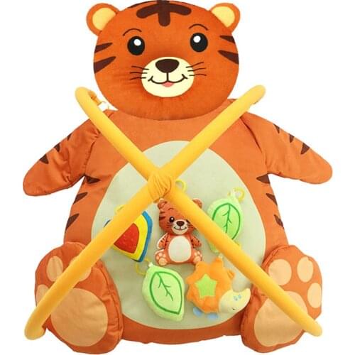 Animal tiger panda music sleeping bag baby playmat baby gym kids rugs crawling mat kids carpet toys for toddler boys plush dolls