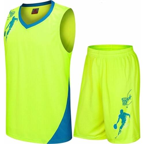 Fashion Adult Kids Basketball Jerseys Sets Breathable Quick-drying Youth basketball sports suits Uniforms shorts