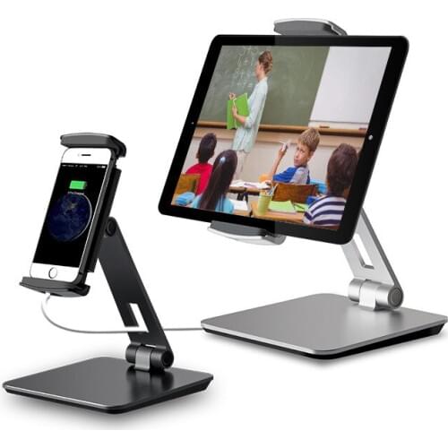 Universal Aluminum adjustable Tablet Stand for iPad mini tablet mount stand