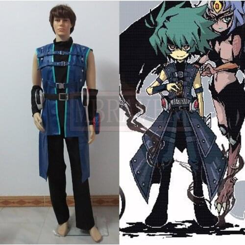 Yu-Gi-Oh! Yu Gi Oh GX John Yubel Uniforms Cosplay Costume