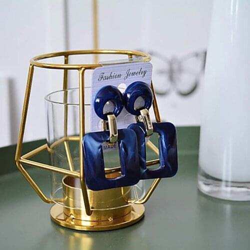 Square Acrylic Drop Earrings For Ladies Trendy Long Dangle Earrings For Women Statement Jewelry Wholesale Party Gift