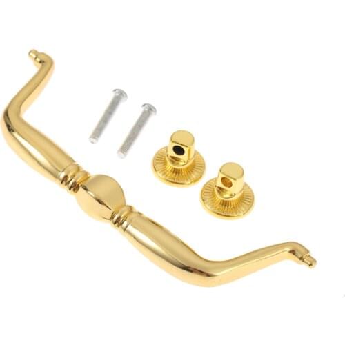 1Pcs Zinc Alloy Gold Wooden Wine Gift Box Furniture Handle Cabinet Knob and Handles Drawer Door Cupboard Kitchen Handle 150x53mm