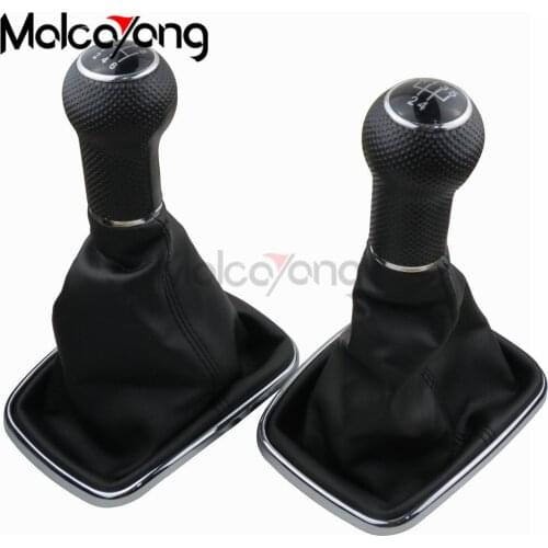 5/6 Speed Gear Shift Knob for Volkswagen VW MK4 Golf 4 IV GTI R32 Jetta Bora Red Frame Gaitor Boot